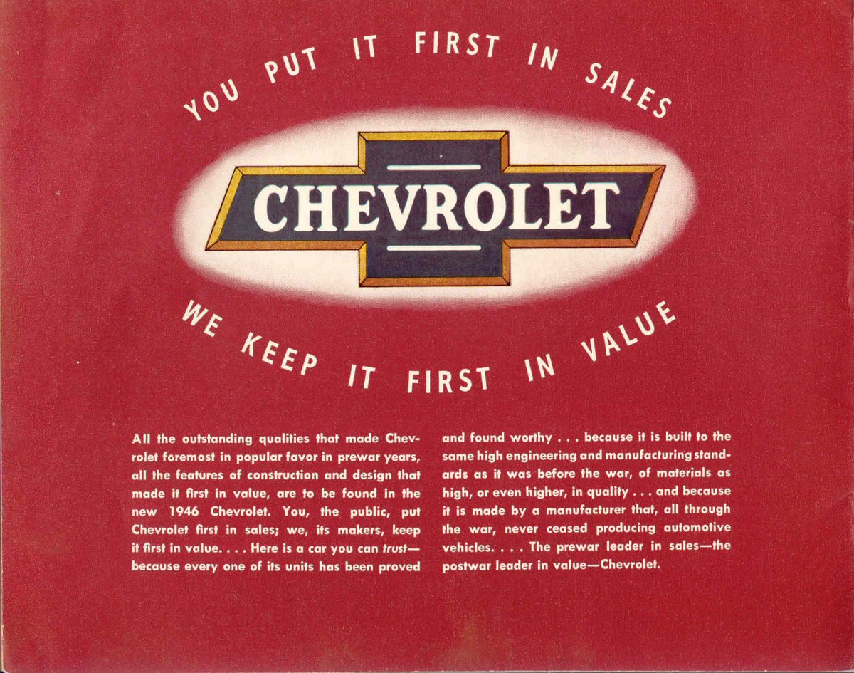 1946 Chevrolet Brochure Page 13